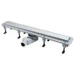 Трап Qtap Standard CRM50800304 линейный с комбинированным затвором и нержавеющей решеткой (STANCRM50800304)