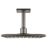 Верхний душ 310 х 310 мм с кронштейном 142 мм Grohe Rainshower SmartActive Cube (цвет - тёмный графит, матовый) (26481AL0)