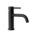 Смеситель для раковины (умывальника) REA GUSTO TWO BLACK MAT черный низкий (REA-B3216)