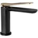 Смеситель для раковины (умывальника) REA CREEK BLACK GOLD низкий (REA-B8503)