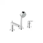 Смеситель на борт ванны Grohe Bau Edge (цвет - хром) (25117000)