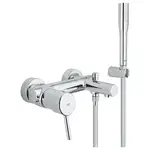 Смеситель однорычажный для ванны Grohe Concetto DN 15 (цвет - хром) с ручным душем (32212001)