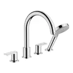 Змішувач на край ванни Hansgrohe Vernis Shape врізний на 4 отвори, хром (71459000)
