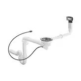 Сифон для кухонної мийки hansgrohe D14-12, нержавіюча сталь 43941800