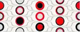 Декор Red Circles Inserto 200x500x9 Konskie (ICT0546090G1,)