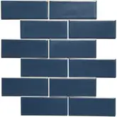 Мозаїка BRICK B 6008 Steel Blue 300x300х9 Котто Кераміка