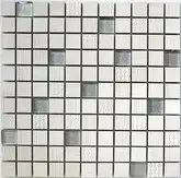 KOTTO Мозаїка СМ 3043 С2 Cream-Silver 300x300x9 Котто Кераміка (CM 325043)