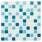 KOTTO Мозаїка GM 4039 C3 Cerulean M-Cerulean W-White 300x300x4 Котто Кераміка (GM 425039)