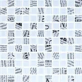 KOTTO Мозаїка скляна GMP 0425012 С2 print 12/white 04 300x300 (кубик 2,5х2,5) Кераміка Лео УКРАЇНА