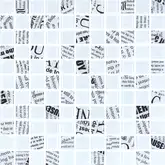 KOTTO Мозаїка скляна GMP 0425013 С2 print 12/white mat 300x300 (кубик 2,5х2,5) Кераміка Лео УКРАЇНА