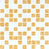 KOTTO Мозаїка скляна GMP 0425040 С2 print 25/white mat 300x300 (кубик 2,5х2,5) Кераміка Лео УКРАЇНА