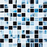 KOTTO Мозаїка скляна GMP 0825031 С3 print 36/ black /white 300 x 300 х 8 ( 25 х 25 ) Кераміка Лео УКРАЇНА