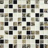 Мозаїка GMP 0825035 С3 Print 38-Gold-Black 300×300x8 Котто Кераміка
