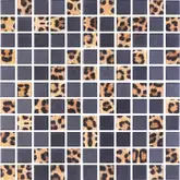 KOTTO Мозаїка скляна GMP 0825043 С2 print 41/black mat 300x300 (кубик 2,5х2,5) Кераміка Лео УКРАЇНА