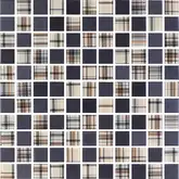 KOTTO Мозаїка скляна GMP 0825053 С2 print 47/black mat 300x300 (кубик 2,5х2,5) Кераміка Лео УКРАЇНА