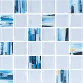 KOTTO Мозаїка скляна GMP 0848032 С2 print 36/ral 7047 300x300 (кубик 4,8х4,8) Кераміка Лео УКРАЇНА