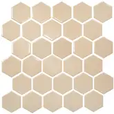 KOTTO Мозаїка HEXAGON H 6018 Biege Smoke 295х295х9 Кераміка Лео