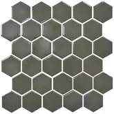 KOTTO Мозаїка HEXAGON H 6020 Dark Grey 295х295х9 Кераміка Лео УКРАЇНА