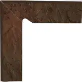 Цоколь Semir Brown Лівий 2 ел 8,1x30 код 5472 Ceramika Paradyz (Z---081X300-1-SEMI.BRLE-C)