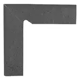 Цоколь Semir Grafit Лівий 2 ел 8,1x30 код 5441 Ceramika Paradyz (Z---081X300-1-SEMI.GTLE-C)