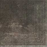 Сходинка кутова Scandiano Brown 30x30 код 4771 Ceramika Paradyz (Z---300X300-1-SCAN.BRSN-2)