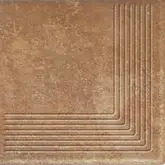 Сходинка кутова Scandiano Rosso 30x30 код 4795 Ceramika Paradyz (Z---300X300-1-SCAN.ROSN-2)