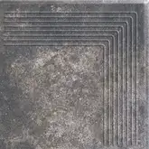 Сходинка кутова Viano Antracite 30x30 код 4801 Ceramika Paradyz (Z---300X300-1-VIAN.ANSN-2)