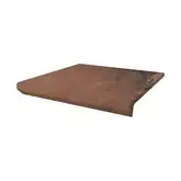 Сходинка з капіносом пряма Scandiano Rosso 30x33 код 6850 Ceramika Paradyz (Z---300X330-1-SCAN.ROKP)