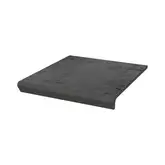 Сходинка з капіносом пряма Semir Grafit 30x33 код 2124 Ceramika Paradyz (Z---300X330-1-SEMI.GTKP-2)