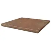 Сходинка з капіносом кутова Scandiano Rosso 33x33 код 7024 Ceramika Paradyz (Z---330X330-1-SCAN.ROKN)