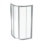 Geberit Geo Душова кабіна 90х90, срібло, прозора (560.121.00.2)