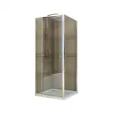 Koer SR SC05-90x90 Душевая кабина, прозрачное стекло, хром (KR5363)
