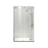 Koer SR SD01 Двері в нішу, прозоре скло, хром (KR5380)
