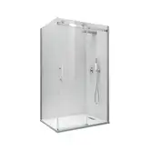 KOER SR SW01-90x200-TR-07 Стенка душевой, графит (KR5382)