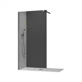 Душова перегородка Koer SR SP01-100x200-TR-01 Walk-In прозоре скло Easy Clean 8мм, хром (KR5393)