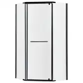 Душевая кабина Lidz Dozorca SC90x90.BLA.LOW.TR, стекло прозрачное 6 мм без поддона (LDSC9090BLALOWTR2)