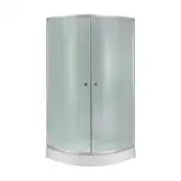 Душевая кабина Lidz Latwa SC80x80.SAT.LOW.FR, стекло Frost 4 мм (LLSC8080SATLOWFR)