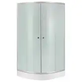 Набор Lidz душевая кабина Latwa SC80x80.SAT.LOW.FR, стекло Frost 4 мм + поддон Kupala (LLSC8080SATLOWFR2SET)