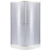 Набор Lidz душевая кабина Latwa SC80x80.SAT.LOW.GR, стекло тонированное 4 мм + поддон Kupala (LLSC8080SATLOWGR2SET)