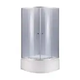 Душевая кабина Lidz Latwa SC90x90.SAT.HIGH.GR, стекло тонированное 4 мм (LLSC9090SATHIGHGR)