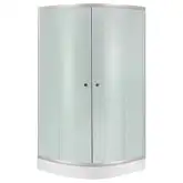Набор Lidz душевая кабина Latwa SC90x90.SAT.LOW.FR, стекло Frost 4 мм + поддон Kupala (LLSC9090SATLOWFR2SET)