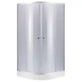Набор Lidz душевая кабина Latwa SC90x90.SAT.LOW.GR, стекло тонированное 4 мм + поддон Kupala (LLSC9090SATLOWGR2SET)