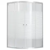 Душевая кабина Lidz Wieza SC80x80.SAT.LOW.L, стекло Linie 4 мм без поддона (LWISC8080SATLOWL2)