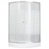 Набор Lidz душевая кабина Wieza SC90x90.SAT.LOW.L, стекло Linie 4 мм + поддон Kupala (LWISC9090SATLOWL2SET)