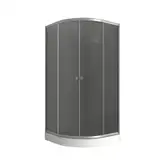 Mixxus PLAIN SCT02 Душова кабіна, 90x90, сіре скло (MI6898)