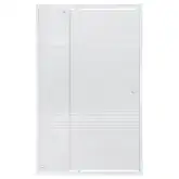Душевая дверь в нишу Qtap Pisces WHI2011-12.CP5 110-120x185 см, стекло Pattern 5 мм (PISWHI201112CP5)