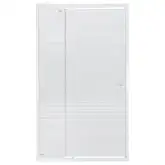 Душевая дверь в нишу Qtap Pisces WHI201-11.CP5 100-110x185 см, стекло Pattern 5 мм (PISWHI20111CP5)