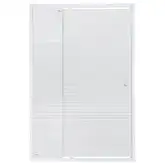Душевая дверь в нишу Qtap Pisces WHI2012-13.CP5 120-130x185 см, стекло Pattern 5 мм (PISWHI201213CP5)