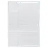 Душевая дверь в нишу Qtap Pisces WHI2013-14.CP5 130-140x185 см, стекло Pattern 5 мм (PISWHI201314CP5)