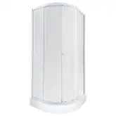 Набор Qtap душевая кабина Presto WHI1099AP5 Pear 1970x900x900 мм + поддон Robin 309912C 90x90x12 см с сифоном (PREWHI1099AP5SET)